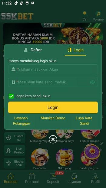 55kbet free