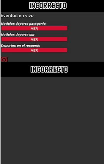 incorrecto apk