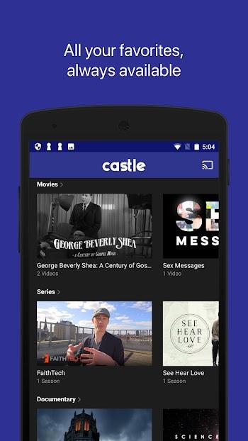 castle tv for android