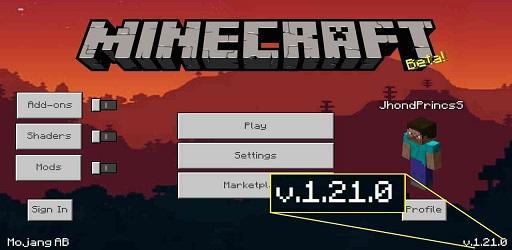 Icon Minecraft 1.21.0 APK  (Mediafire)